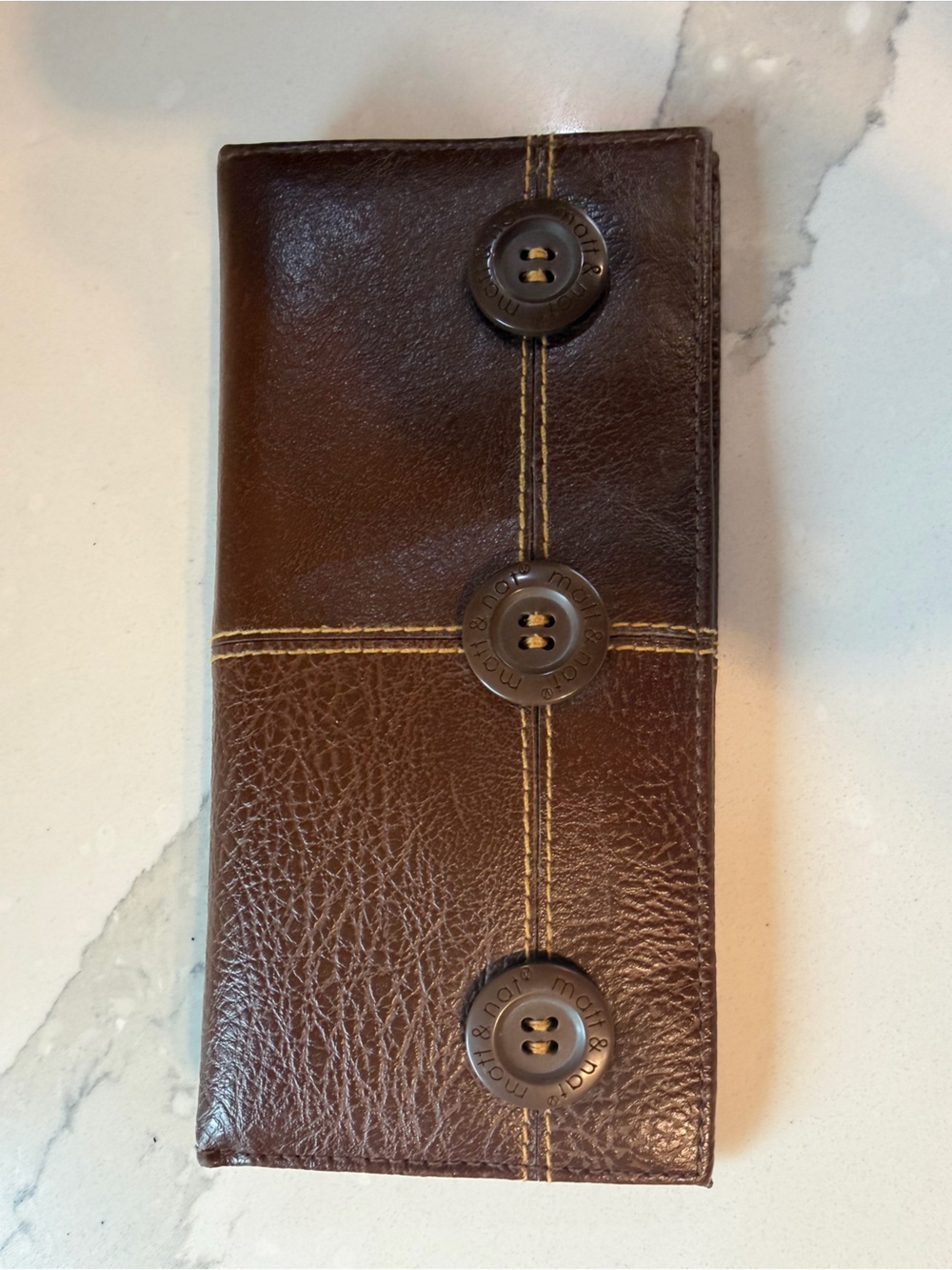 Matt and Nat Brown Vegan Leather Wallet